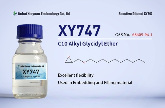 C10 ALKYL GLYCIDYL ETHERS XY747 CAS 68609-96-1, FLOORING, CONCRETE REPAIRING, FILLING MATERIAL, EMBEDDING, MONO EPOXY FUNCTIONAL, TRANSPARENT LIQUID