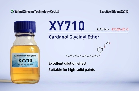 CARDANOL GLYCIDYL ETHERS XY710 CAS 171263-25-5, HEAVY DUTY MARINE, FLOOR COATINGS, POTABLE WATER APPLICATIONS, LOW MIGRATION LEVELS, MONO EPOXY FUNCTIONAL