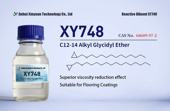 C12-14 Alkyl Glycidyl Ethers, AGE XY748/XY748A, CAS 68609-97-2, EC No. 271-846-8, Formula Molekuler C15-17H30-34O2, Oxirane, derivatif mono[(C12-14-alkyloxy) methyl].